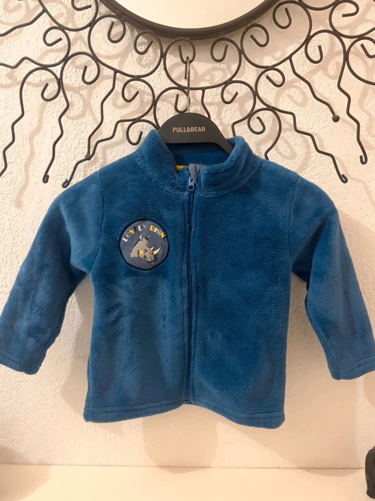 Chaqueta de forro polar azul con bordado de rinoceronte - Lupilu - 18/24 meses (86/92 cm) – photo 2